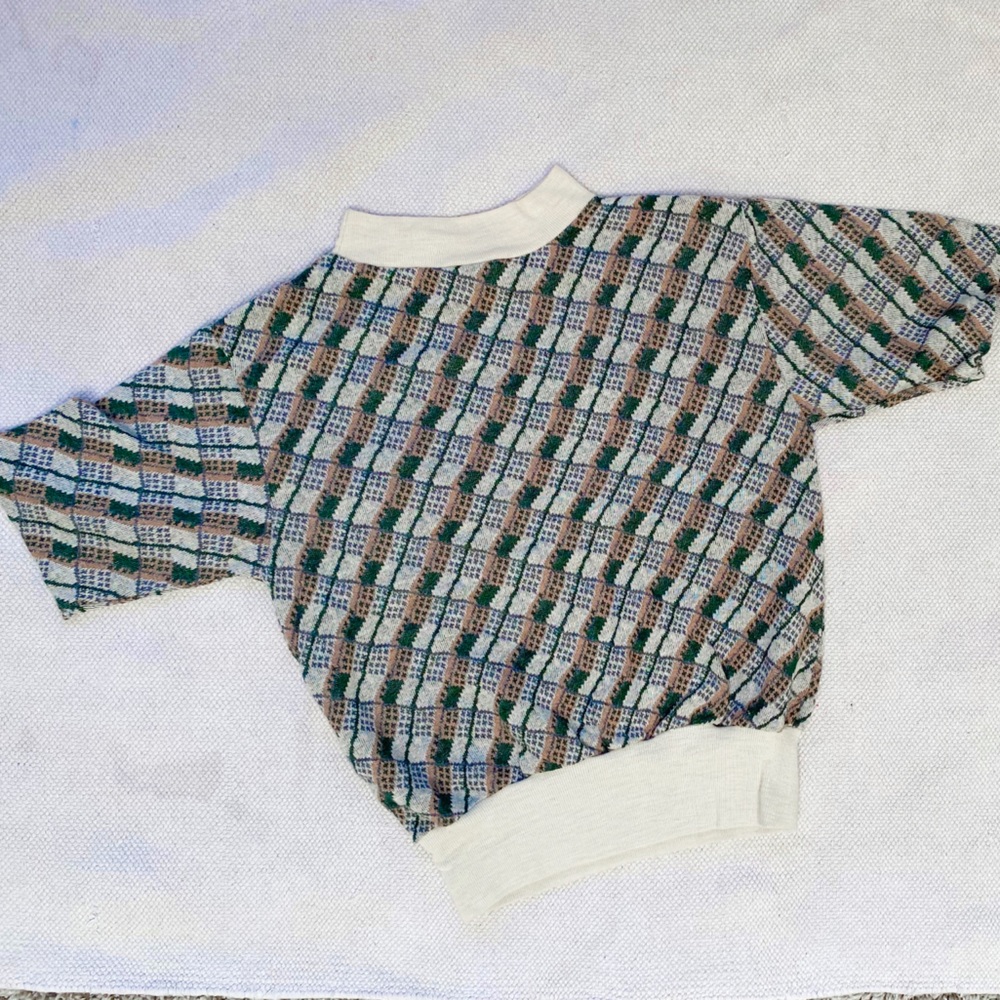 Vintage Kids Short Sleeve Sweater/ Kids Fall Clothes